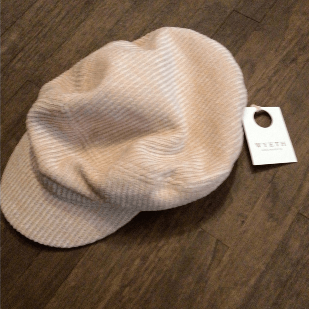 NEW! Rare Soft wide wale pink corduroy newsboy cap